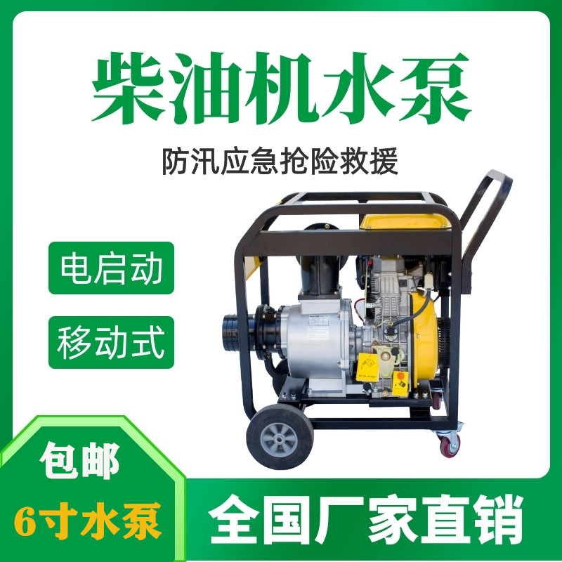 上海伊藤动力YT60DPE柴油机水泵6寸